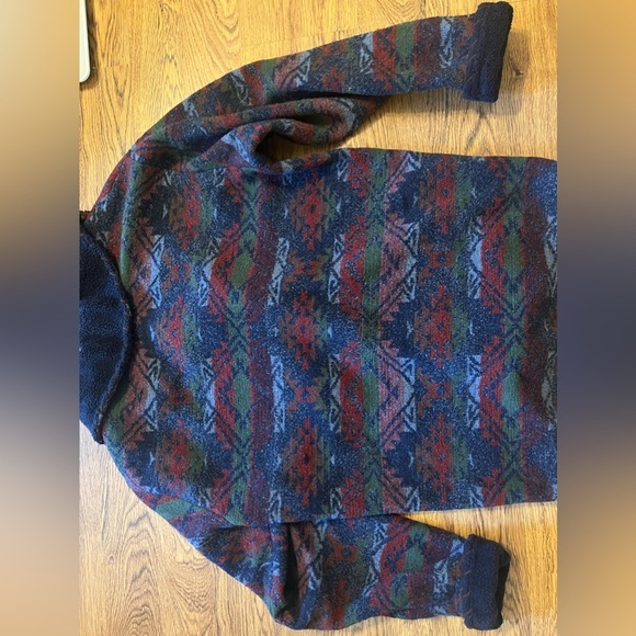 Tasha Polizzi aztec native Sherpa Blanket Mountaineer Coat xxl western jacket - Picture 3 of 4